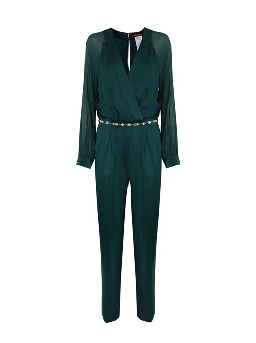 Tuta Svelto in satin verde MAX MARA STUDIO | 2426246023600048